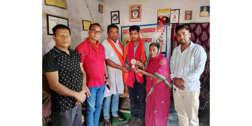 कृष्णनंदन ठाकुर की पुण्यतिथि पर पुरखा पुरनिया संवाद, अजय शर्मा सम्मानित